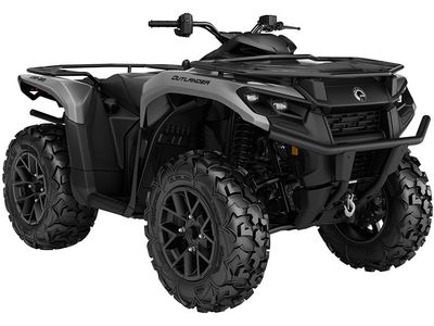 2026 Can-Am Outlander XT 700 in Platinum Satin — front three-quarter view