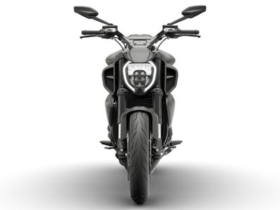 2026 Ducati Diavel V4 in Black Roadster Livery — front three-quarter view