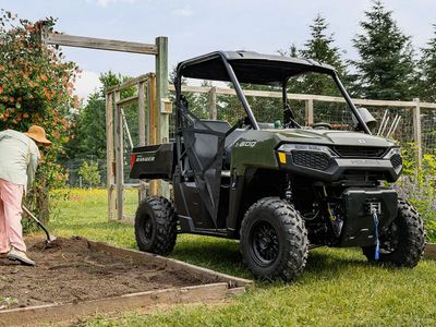 2026 Polaris Ranger 500 — rear three-quarter view