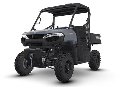 2026 Polaris Ranger 500 R26CCA5AB8 in Stealth Gray — front three-quarter view