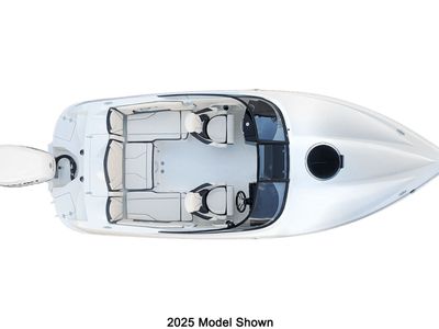 2024 Stingray 23 OCX in WHITE — front three-quarter view