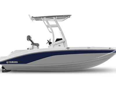 2026 Yamaha 190 FSH Sport in Dolphin Gray — front three-quarter view