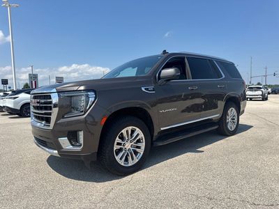 2021 GMC Yukon — rear three-quarter view