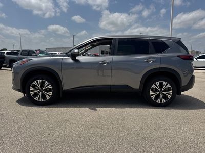 2023 Nissan Rogue — rear three-quarter view