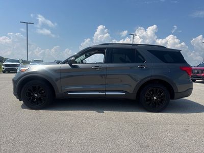 2020 Ford Explorer — rear three-quarter view