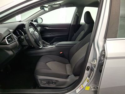 2018 Toyota Camry — rear three-quarter view