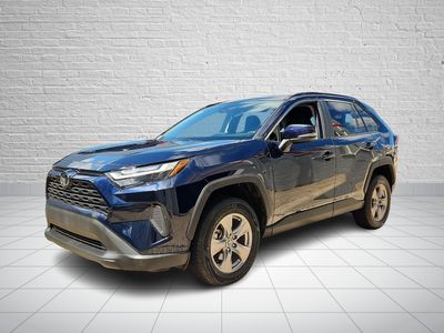 2025 Toyota RAV4 — rear three-quarter view