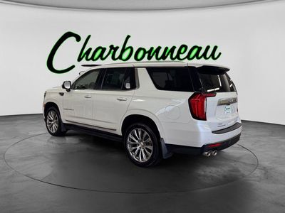 2021 GMC Yukon — rear three-quarter view
