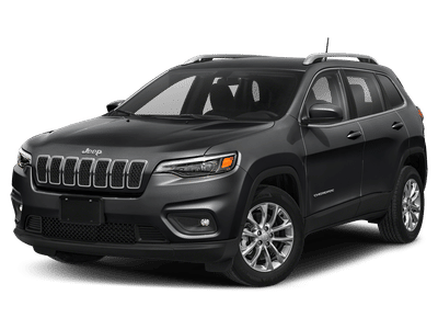 2019 Jeep Cherokee Latitude Plus in Sting-Gray Clearcoat — front three-quarter view