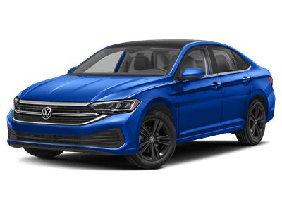 2023 Volkswagen Jetta 1.5T SE in White — front three-quarter view