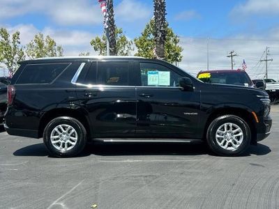 2025 Chevrolet Tahoe — rear three-quarter view