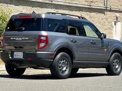 2023 Ford Bronco Sport — rear three-quarter view