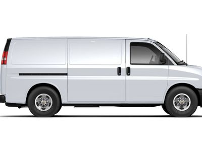 2026 Chevrolet Express Cargo — rear three-quarter view