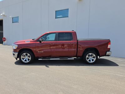 2021 RAM 1500 — rear three-quarter view