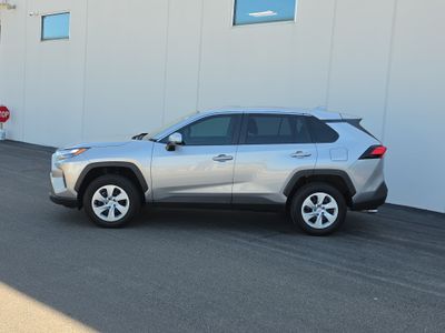 2025 Toyota RAV4 — rear three-quarter view