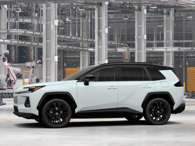 2026 Toyota RAV4 — rear three-quarter view