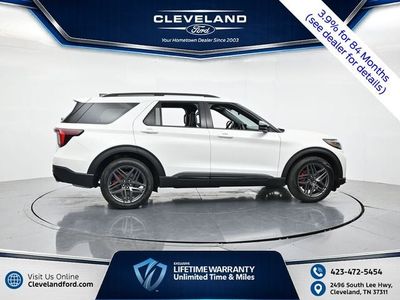 2026 Ford Explorer — rear three-quarter view