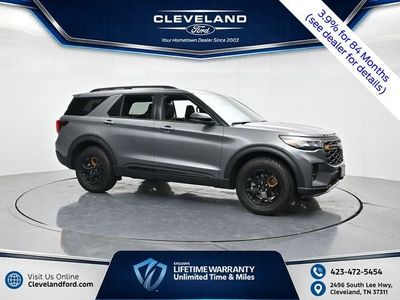 2026 Ford Explorer — rear three-quarter view