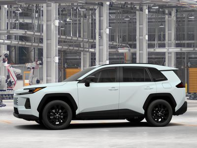 2026 Toyota RAV4 — rear three-quarter view