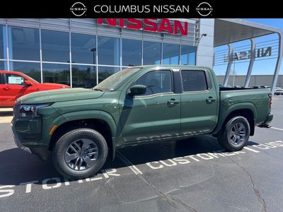 2026 Nissan Frontier — rear three-quarter view