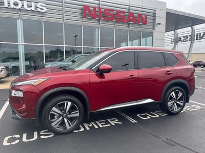 2023 Nissan Rogue — rear three-quarter view