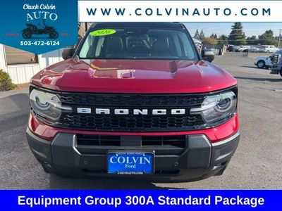 2026 Ford Bronco Sport — rear three-quarter view