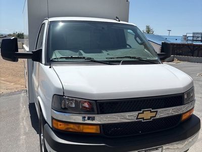 2025 Chevrolet Express Cutaway 3500 — rear three-quarter view
