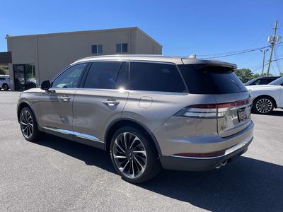 2020 Lincoln Aviator — rear three-quarter view