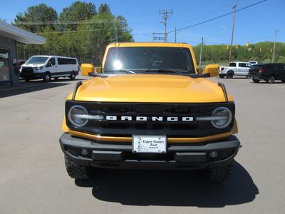 2022 Ford Bronco — rear three-quarter view