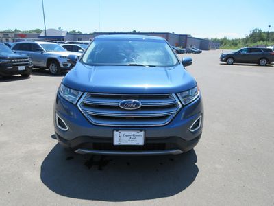 2018 Ford Edge — rear three-quarter view