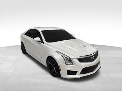 2017 Cadillac ATS-V — rear three-quarter view