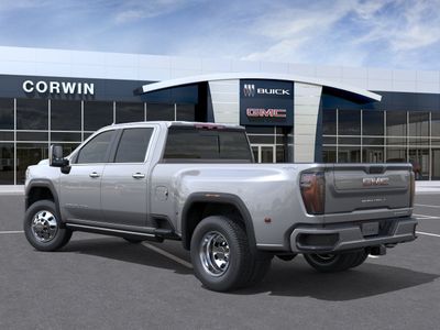 2026 GMC Sierra 3500 HD — rear three-quarter view