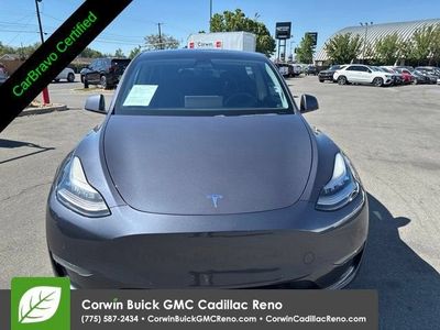 2021 Tesla Model Y — side profile view
