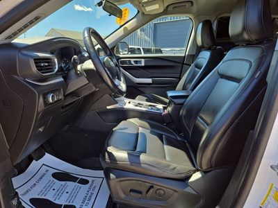2022 Ford Explorer — rear three-quarter view