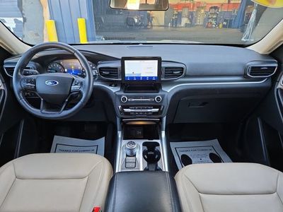 2020 Ford Explorer — rear three-quarter view
