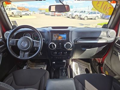 2013 Jeep Wrangler — interior view