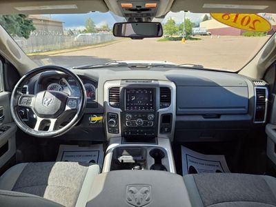 2018 RAM 1500 — interior view