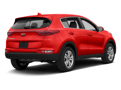 2017 Kia Sportage — rear three-quarter view