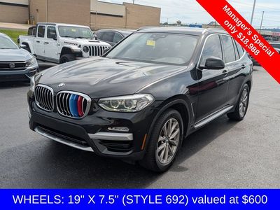 2019 BMW X3 — interior view