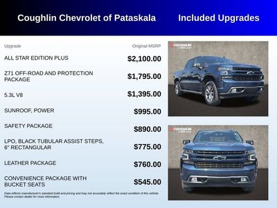 2021 Chevrolet Silverado 1500 — rear three-quarter view