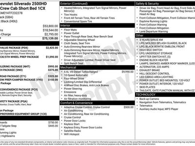 2026 Chevrolet Silverado 2500 HD — interior view