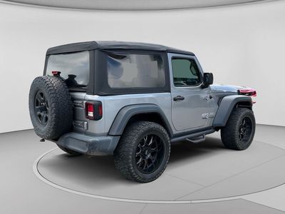 2018 Jeep Wrangler — rear three-quarter view