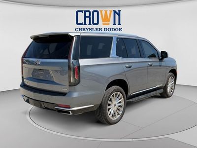 2021 Cadillac Escalade — rear three-quarter view