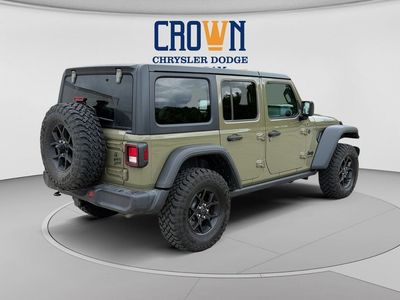 2025 Jeep Wrangler — rear three-quarter view
