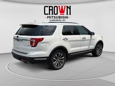 2018 Ford Explorer — rear three-quarter view