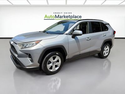 2019 Toyota RAV4 — rear three-quarter view