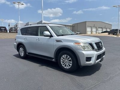 2018 Nissan Armada — rear three-quarter view
