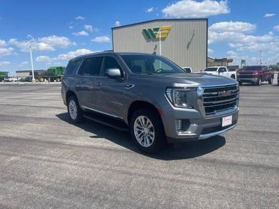 2021 GMC Yukon — rear three-quarter view