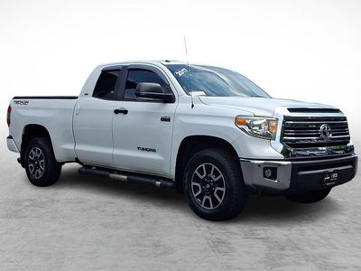 2017 Toyota Tundra — rear three-quarter view