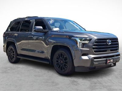2024 Toyota Sequoia — rear three-quarter view